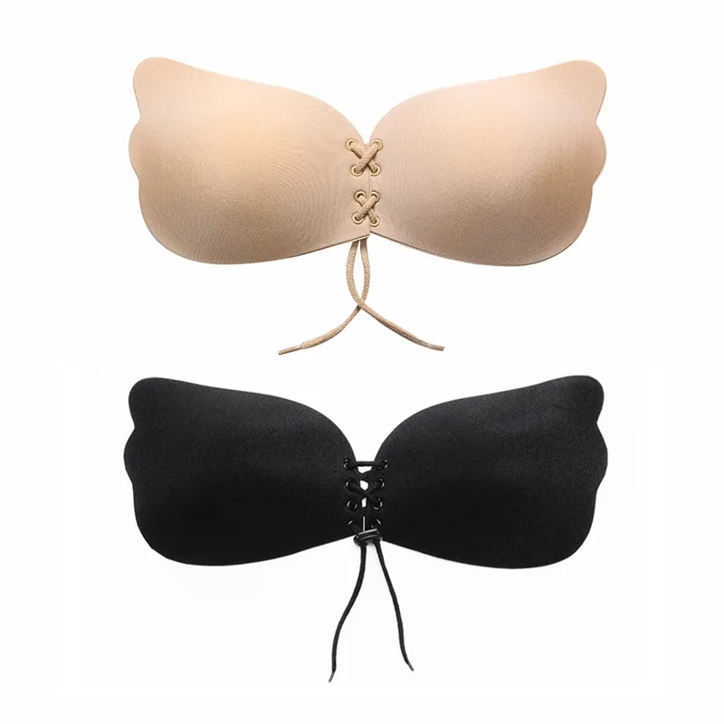 Large Size Strapless Bra Adhesive Sticky Push Up Bras For Women Rabbit Brassiere Lingerie Invisible Women Hot - Image 2