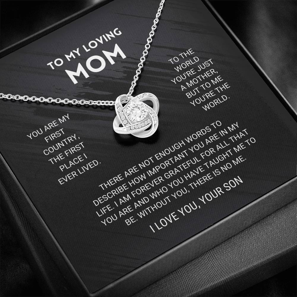 Mom Love Knot Necklace From Son - Image 7