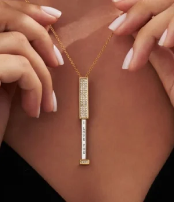 I love you necklace